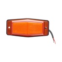 Lampa gabarit grila fata LED 24V galben NEON 135x60x40mm