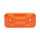 Lampa gabarit laterala LED 12V-24V galbena 2 functii, model X NEON, 30 LED-uri 110x52x16mm