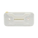 Lampa gabarit laterala LED 12V-24V alba 2 functii, model X NEON, 30 LED-uri 110x52x16mm