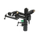 Aspersor de impact reglabil cu brat oscilant, 2 duze, raza 18-25m, debit 75-82 L/min, filet interior 1 inch