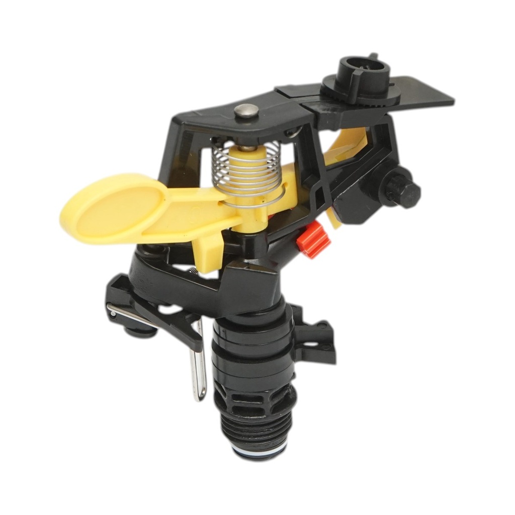 Aspersor de impact reglabil cu brat oscilant, duza 4mm, raza 5-10m, debit 15-28 L/min, filet exterior 1/2 inch