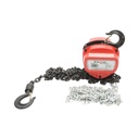 Palan manual cu lant 3m, sarcina maxima 1000kg, carlig cu siguranta 1T