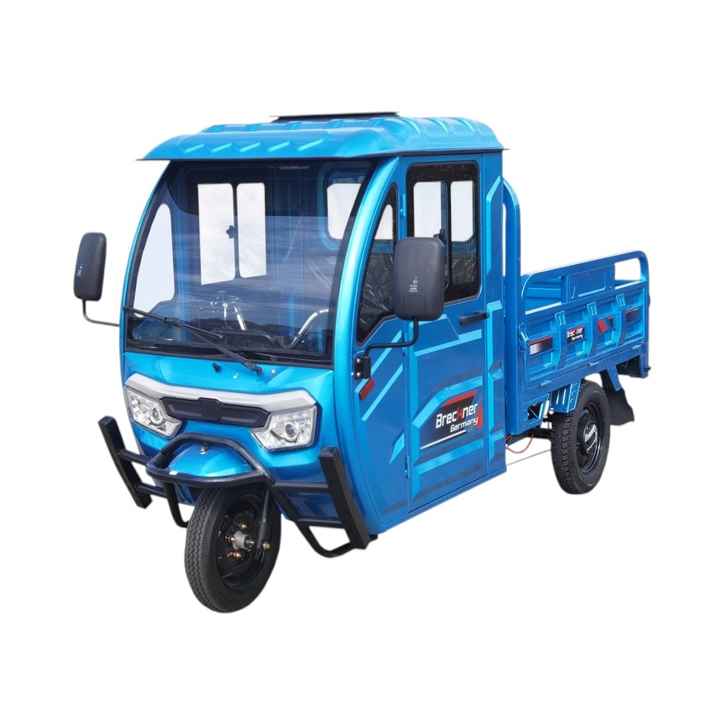 Triciclu electric MAX ALBASTRU CU CABINA 2000W 72V 52AH