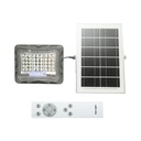 Lampa LED 6500K cu panou solar 10W, baterie LifePO4 3.2V/5000mAh si telecomanda IP65