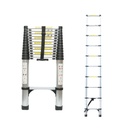 Scara telescopica aluminiu 5.1m, 14 trepte antiderapante, sarcina maxima 150kg