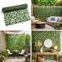 Gard viu artificial verde decorativ cu frunze iedera 300x100cm