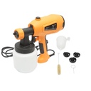 Pistol vopsit electric 550W, 220V, debit 800 ml/min, rezervor inferior 800ml, 3 duze incluse