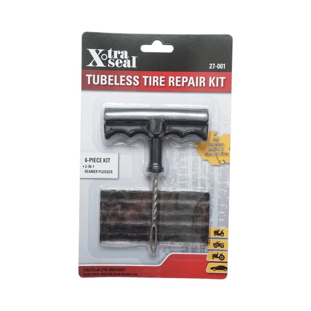 Kit vulcanizare anvelope tubeless la rece cu snur si instrument inserare 2 in 1 tip ac 27-001 X-TRA SEAL
