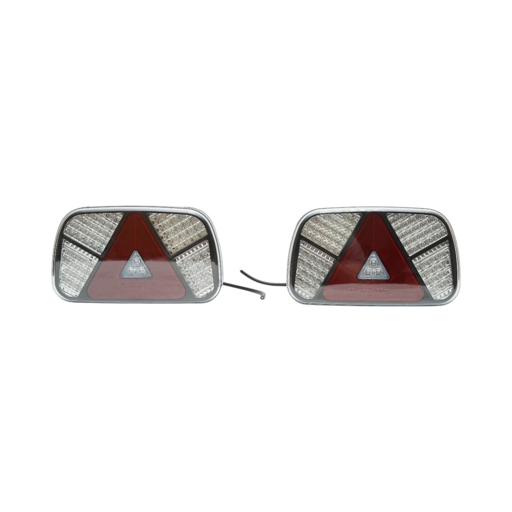 Set lampi stop spate LED 12V/24V universale cu 7 functii 237x138x30mm