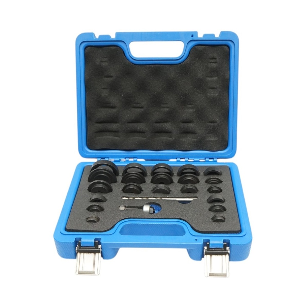 Trusa freze perforare gauri senzori parcare 17-32mm 23 piese