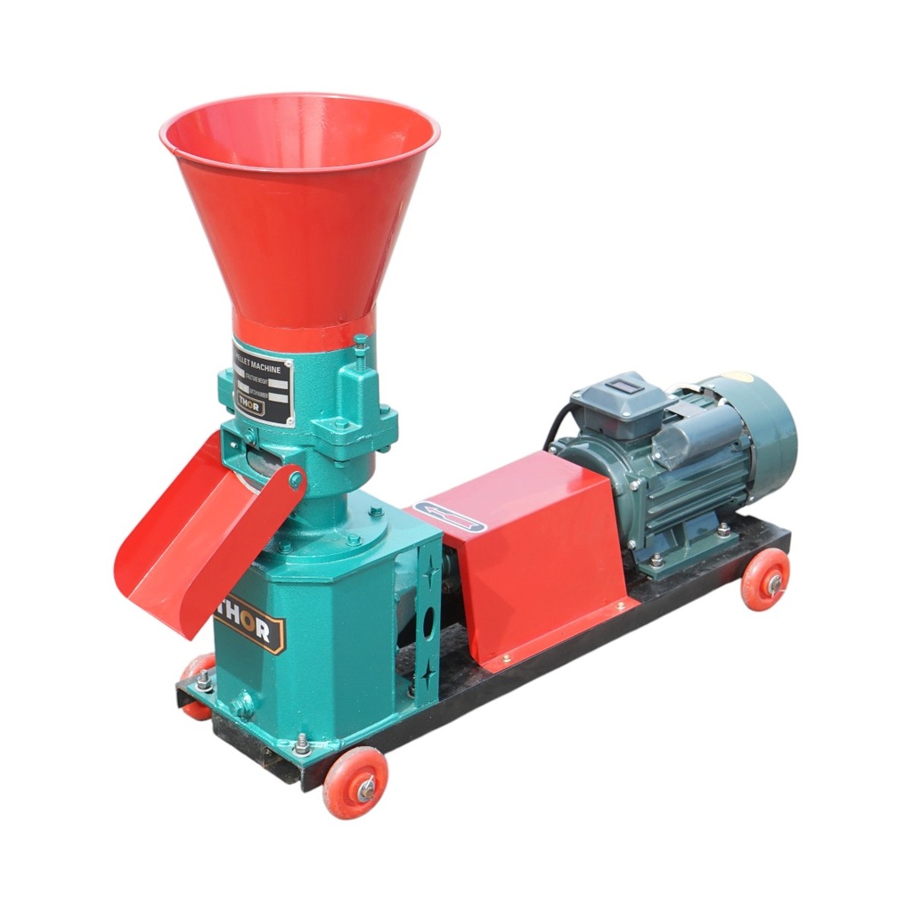 Granulator furaje 4.5kW, 220V, capacitate 110 kg/h, matrita 3mm, turatie 1440rpm THOR