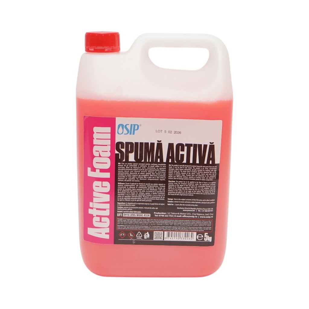 Detergent spuma activa auto exterior concentrat profesional Osip 5kg