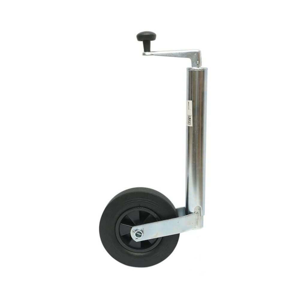 Roata de sprijin remorca 200x50mm, diametru tub 48mm, reglabila 570-800mm, sarcina maxima 136kg