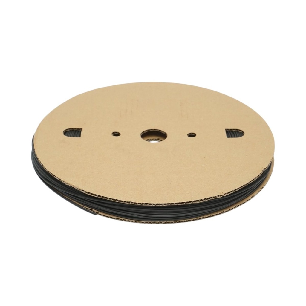 Tub termocontractabil 1mm negru 200m/rola