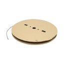 Tub termocontractabil 2mm negru 200m/rola
