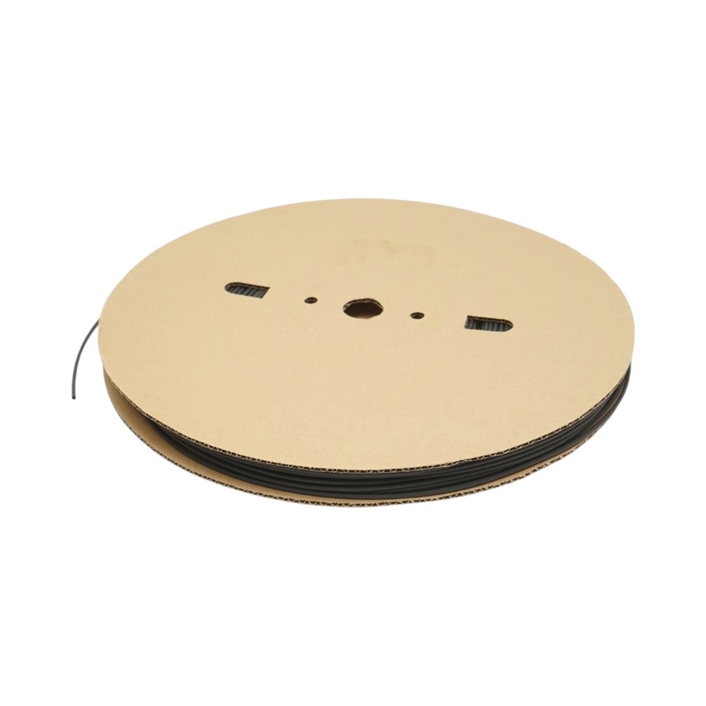 Tub termocontractabil 2.5mm negru 200m/rola