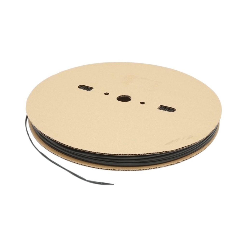 Tub termocontractabil 3mm negru 200m/rola