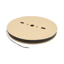 Tub termocontractabil 3mm negru 200m/rola