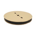Tub termocontractabil 3.5mm negru 200m/rola
