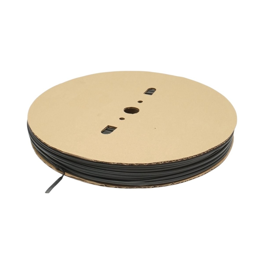 Tub termocontractabil 4mm negru 200m/rola