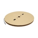 Tub termocontractabil 8mm negru 100m/rola