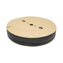 Tub termocontractabil 6mm negru 200m/rola
