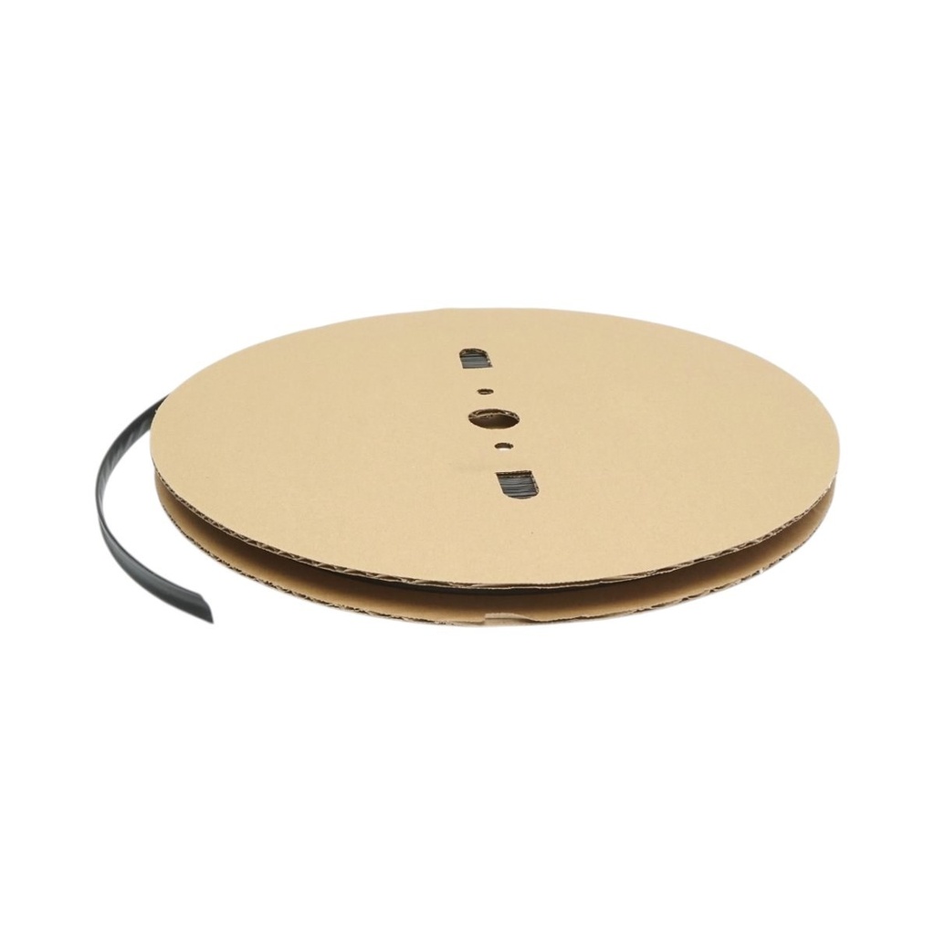 Tub termocontractabil 10mm negru 100m/rola