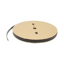 Tub termocontractabil 12mm negru 100m/rola