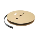 Tub termocontractabil 18mm negru 100m/rola
