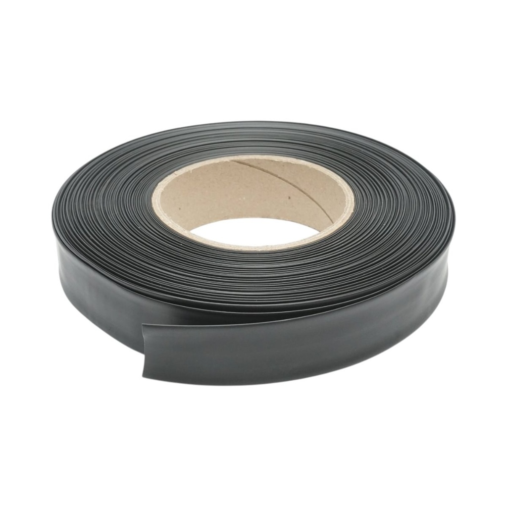 Tub termocontractabil 25mm negru 50m/rola