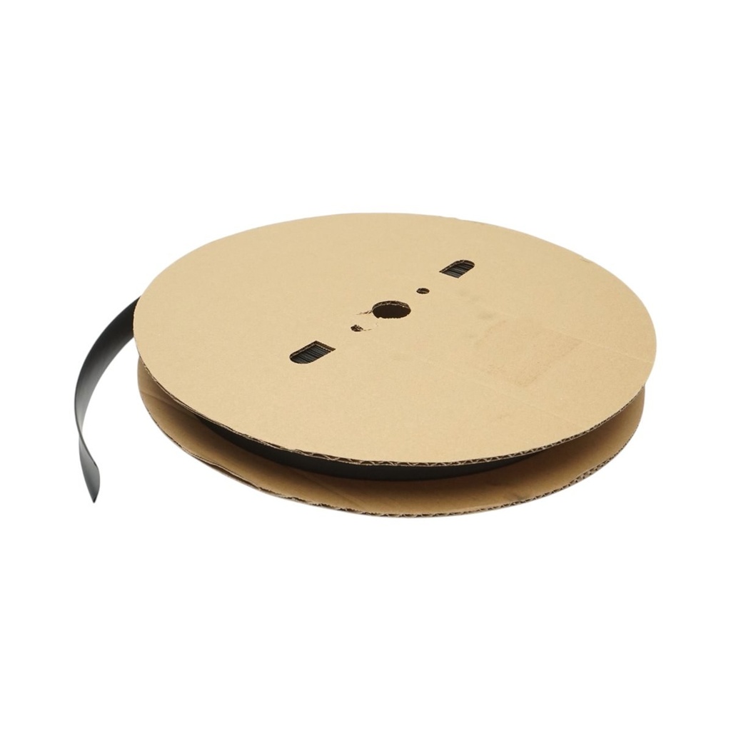 Tub termocontractabil 22mm negru 100m/rola