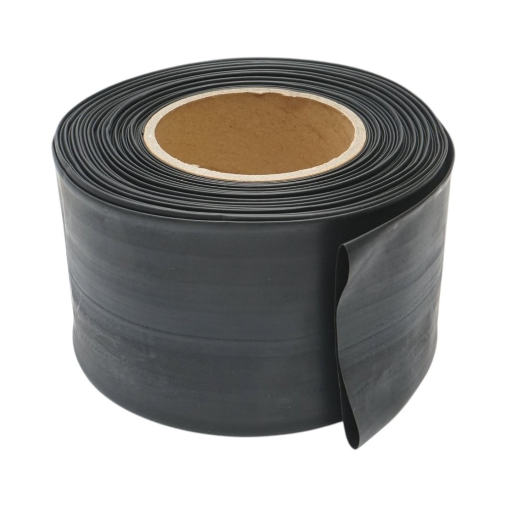Tub termocontractabil 80mm negru 25m/rola
