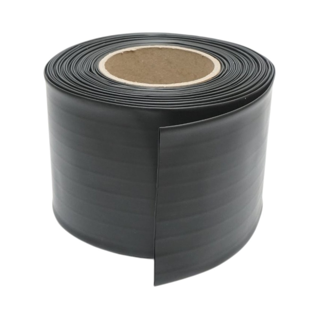 Tub termocontractabil 100mm negru 25m/rola