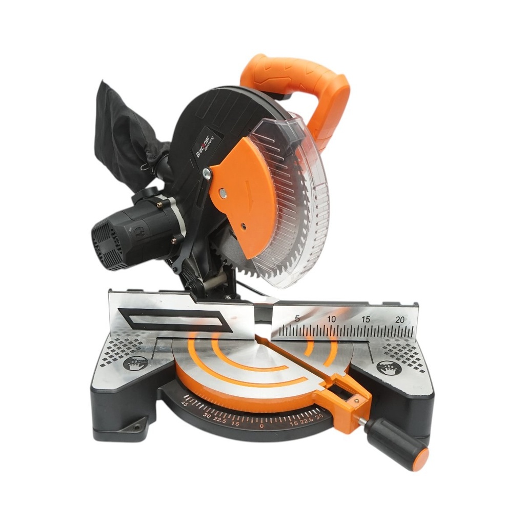 Fierastrau circular stationar profesional 1800W, 220V, disc 255mm 60T, taiere inclinata 45°, 5500 r/min, sac colectare