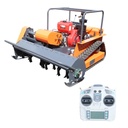Masina de tuns iarba cu telecomanda pe senile, motor diesel 12.5CP, 499cc, latime de taiere 1200mm THOR