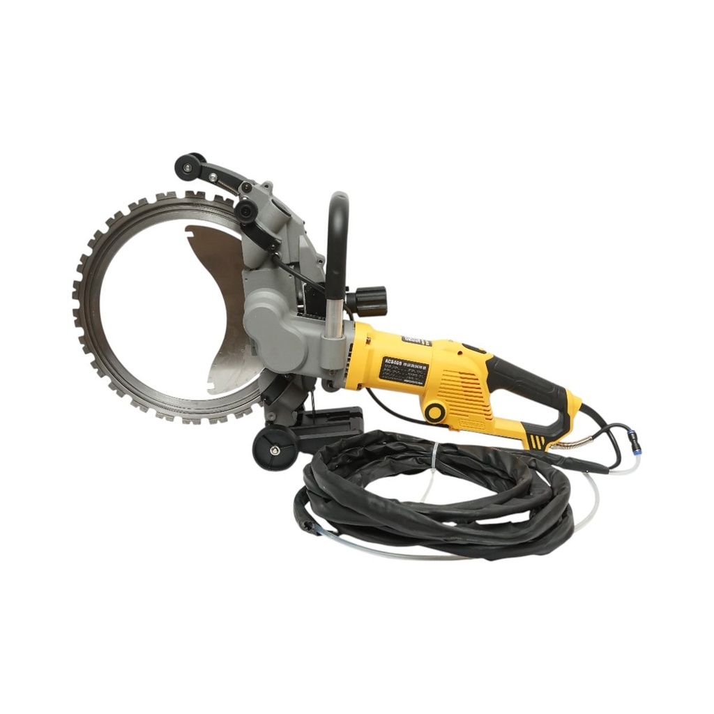 Masina de taiat beton electrica 5000W, 220V, disc inelar diamantat 400mm, adancime 290mm, pompa apa automata 20 L/min
