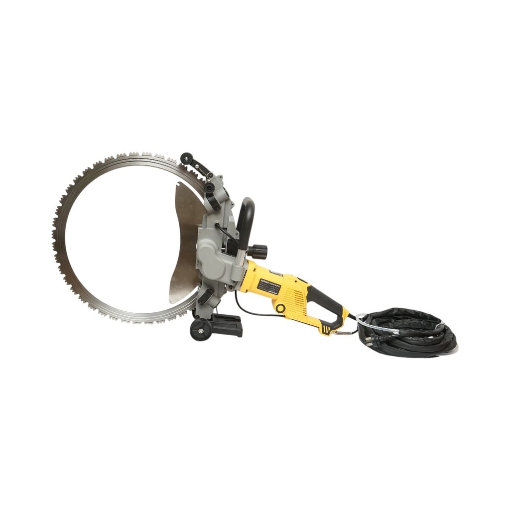 Masina de taiat beton electrica 5000W, 220V, disc inelar diamantat 600mm, adancime 490mm, pompa apa automata 20 L/min