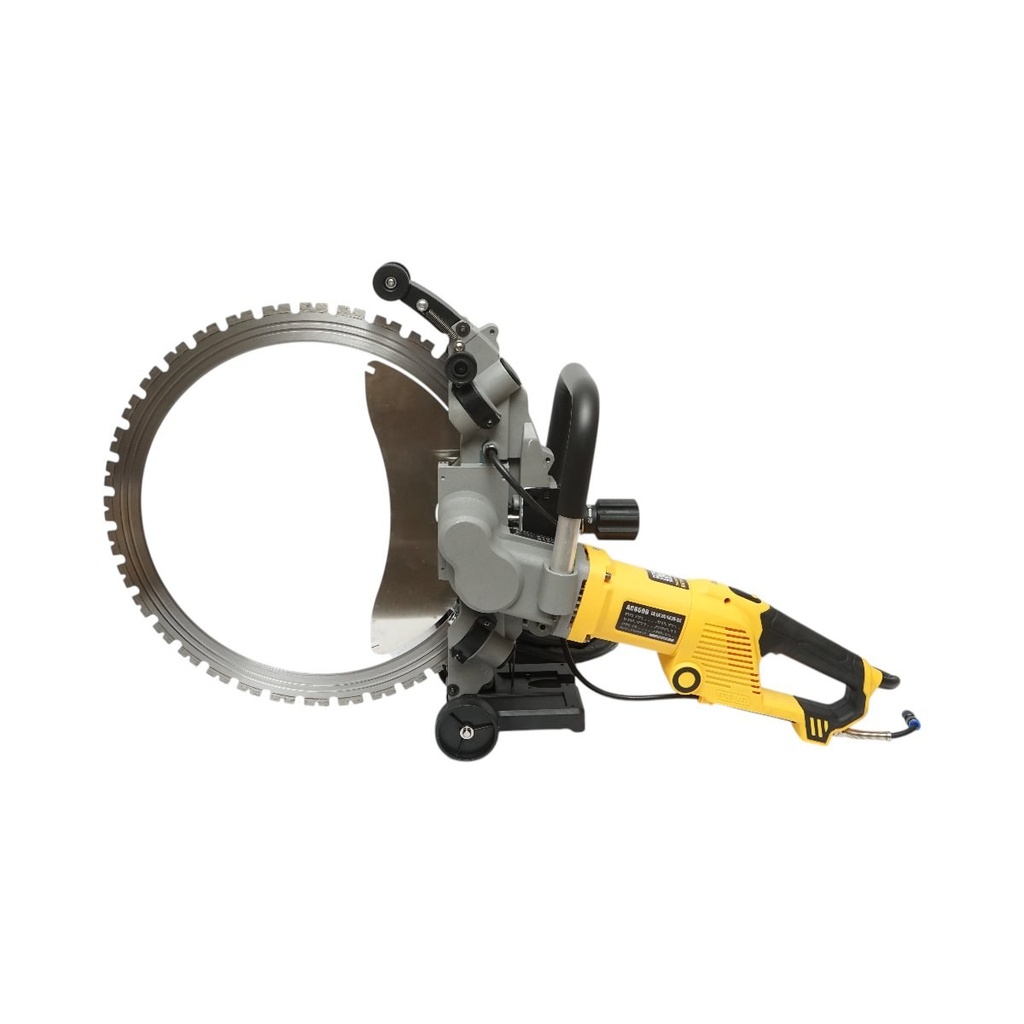 Masina de taiat beton electrica 5000W, 220V, disc inelar diamantat 500mm, adancime 390mm, pompa apa automata 20 L/min