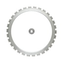 Disc inelar diamantat segmentat 500mm, 30 dinti, rola antrenare pentru masina de taiat beton