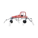 Grebla de imprastiat fan cu 2 rotoare, latime de lucru 2.7m, transmisie pe curea, model Polonia