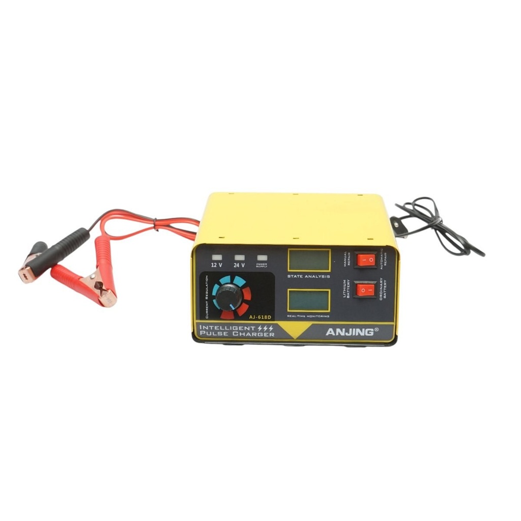 Redresor incarcator smart digital baterie 12V/24V, 260W, 20A, Li-ion, Plumb Acid, AGM, WET, SLA, functie reparare inteligenta, protectii multiple
