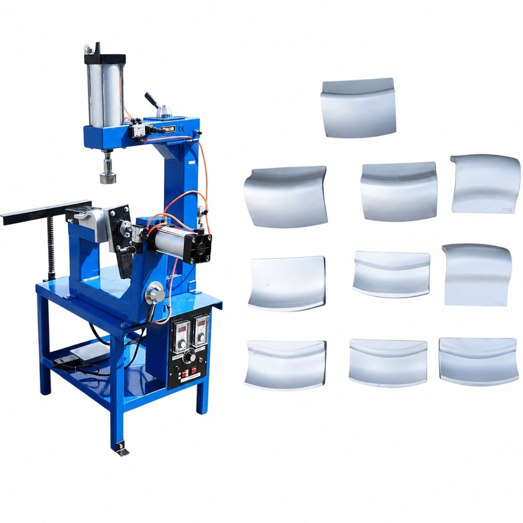 Dispozitiv pneumatic vulcanizare anvelope la cald 2000W, 220V, 10 adaptoare aluminiu, timer 0-120 minute, 2 regulatoare digitale temperatura 0-400°C THOR