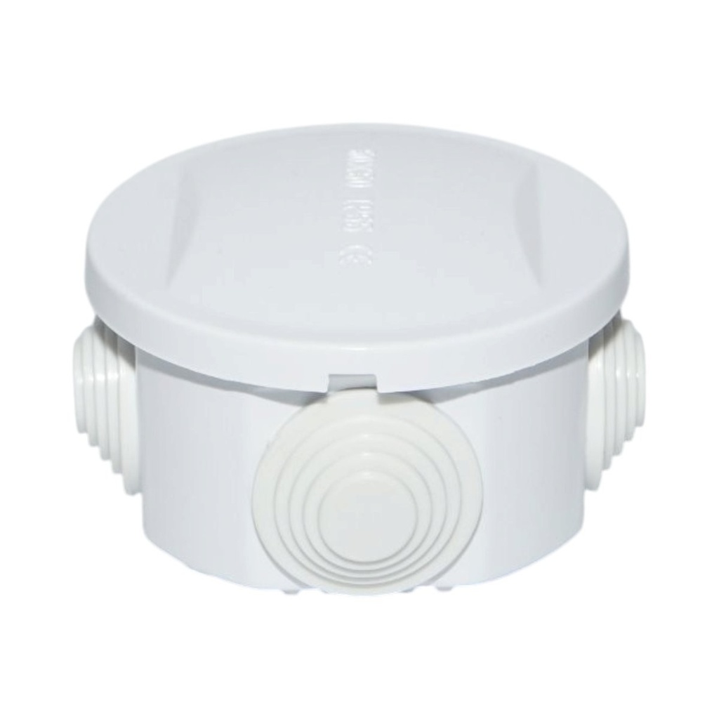 Doza derivatie rotunda aparenta 4 intrari 50x50mm IP55
