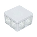 Doza derivatie patrata aparenta 7 intrari 85x85x50mm IP55