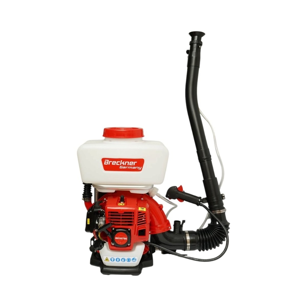 Atomizor pe benzina 14L, motor 2 timpi 2.3CP, 43cc, raza pulverizare 12m