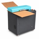 Tocator carton industrial 550mm, 1500W, 220V, viteza reglabila 0-18m/min, grosime maxima 10mm