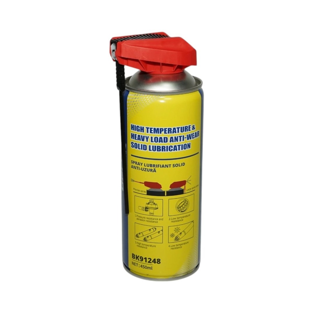 Spray lubrifiant solid antiuzura pentru sarcini grele si temperaturi inalte 450ml