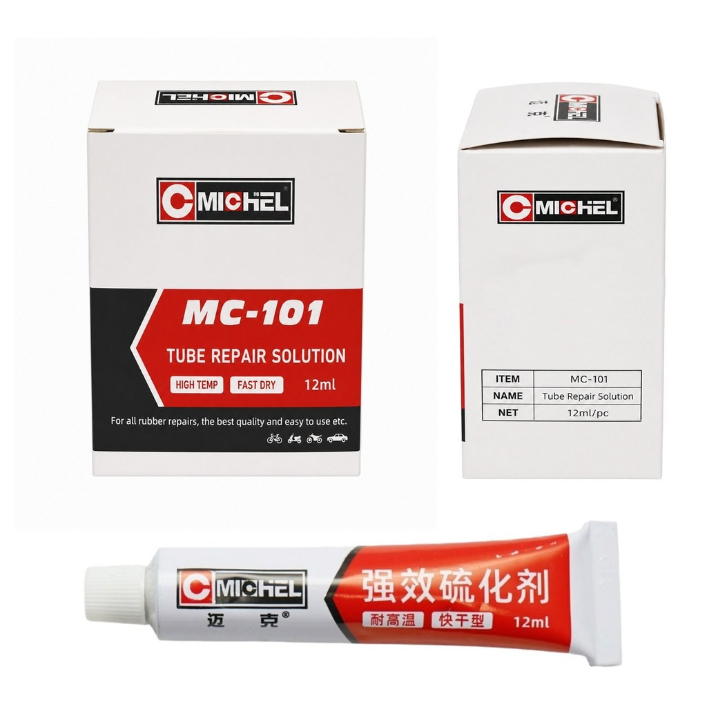 Tub adeziv vulcanizare la rece puternic pentru petice camere de aer 12ml Michel MC-101