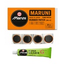 Set 25 petice vulcanizare rotunde 40mm + 1 tub adeziv Super Valcarn G 22ml pentru camere de aer M2-A Maruni made in Japan