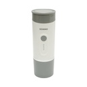 Aparat de cafea portabil cu acumulator 1800mAh, 12V, 10W, presiune 15 bar, rezervor apa 110ml, cafea macinata, capsule Nespresso